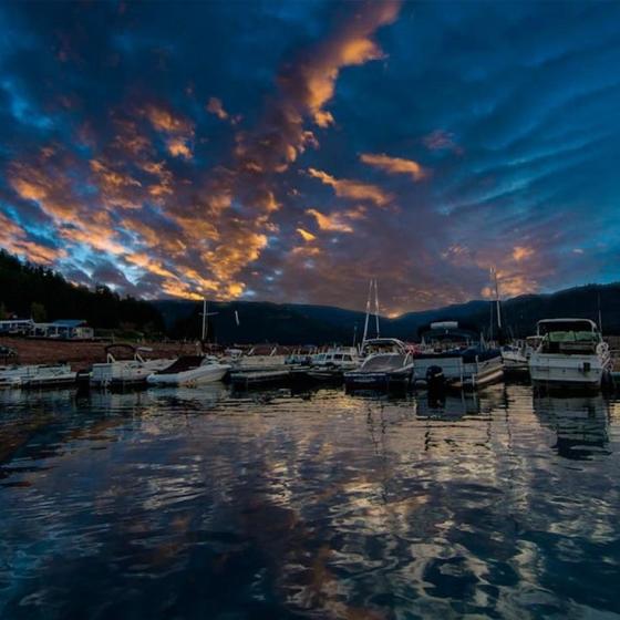 Vallecito Lake at Dusk
