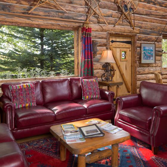 Cabin on the Lake Living room