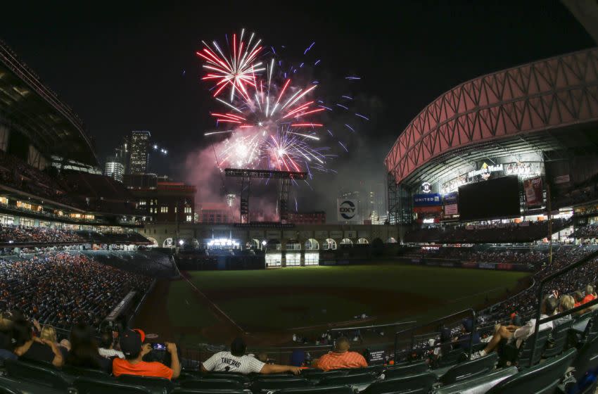 Fireworks at Astros