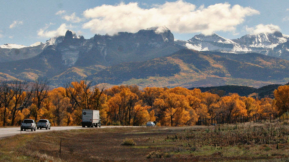 Fall colors on Highway 550