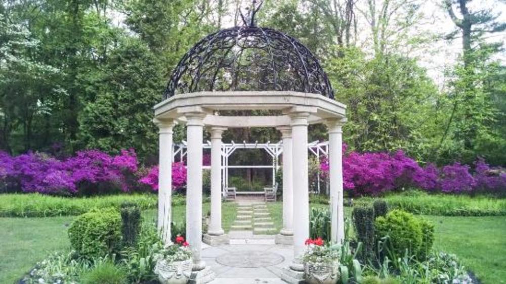 Sayen Gardens gazebo