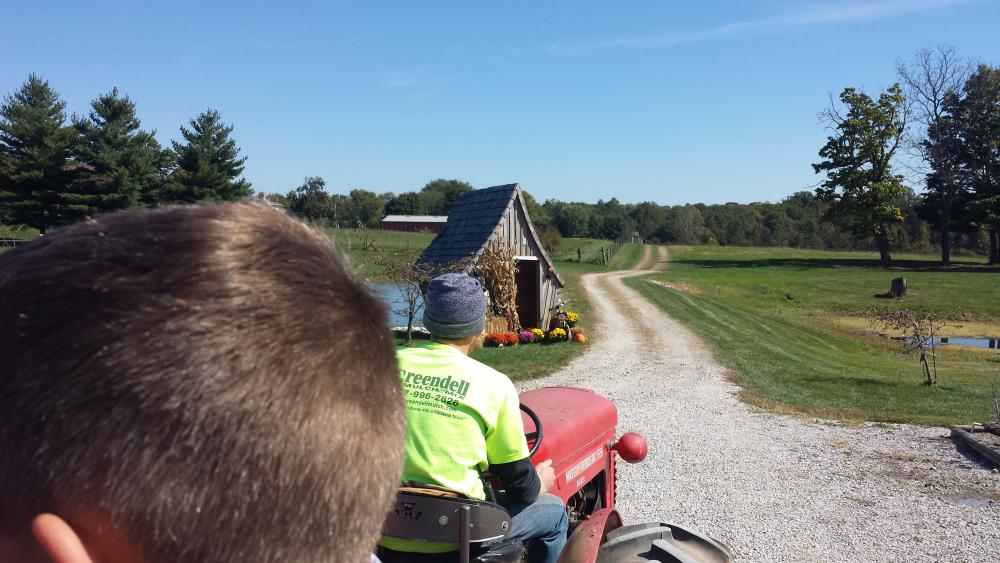 Hayride at Greendell Landscape Solutions Fall Festival