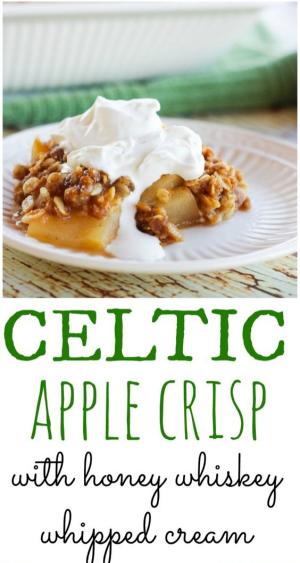 Celtic Apple Crisp Recipe Graphic