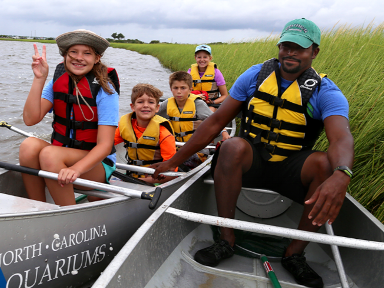 Aquarium Summer Camp Canoeing