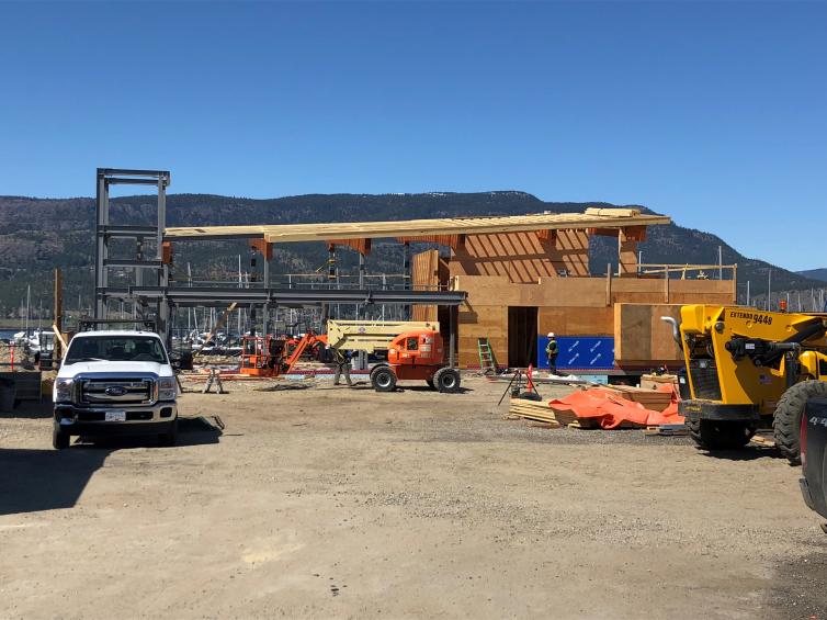 Photo of New Visitor Centre Construction