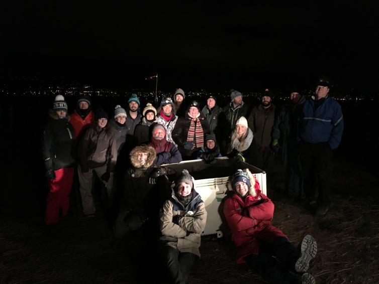 Tantalus 2016 Ice Wine Harvest Crew