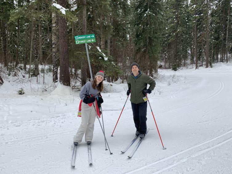 Family at Telemark Nordic Centre