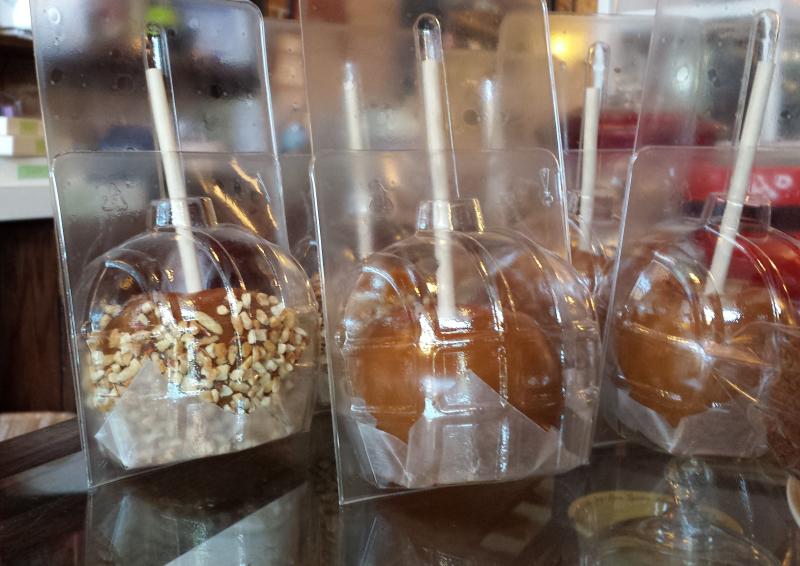 Caramel Apples at the Martinsville Candy Kitchen