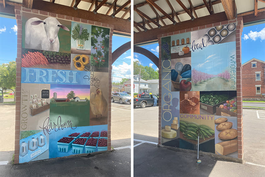 Mill Street Pavilion mural
