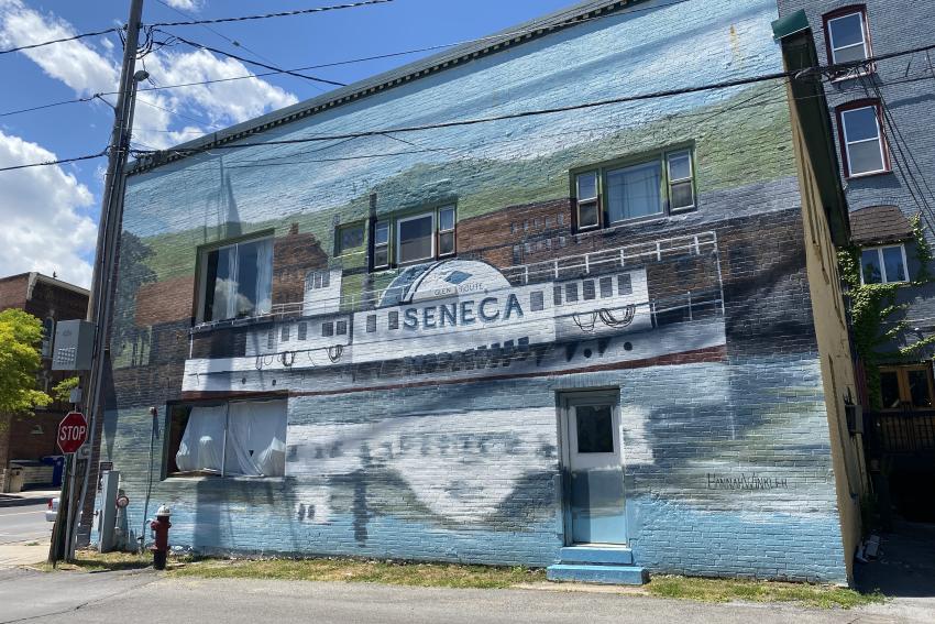 Seneca Steamer mural 2011