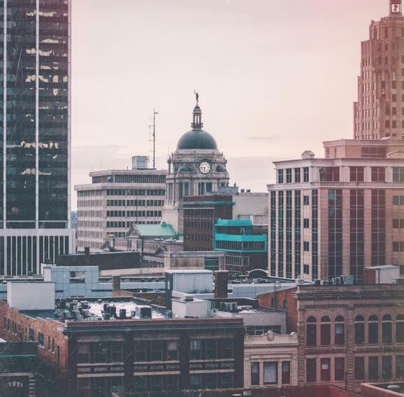 Adam Garland Instagram Photo - Fort Wayne, IN Skyline