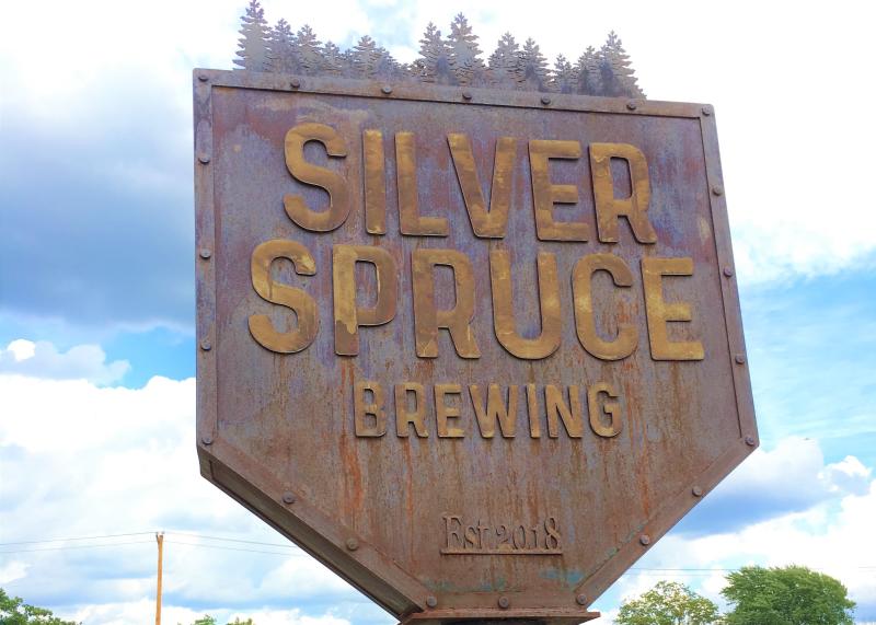 Silver Spruce Sign