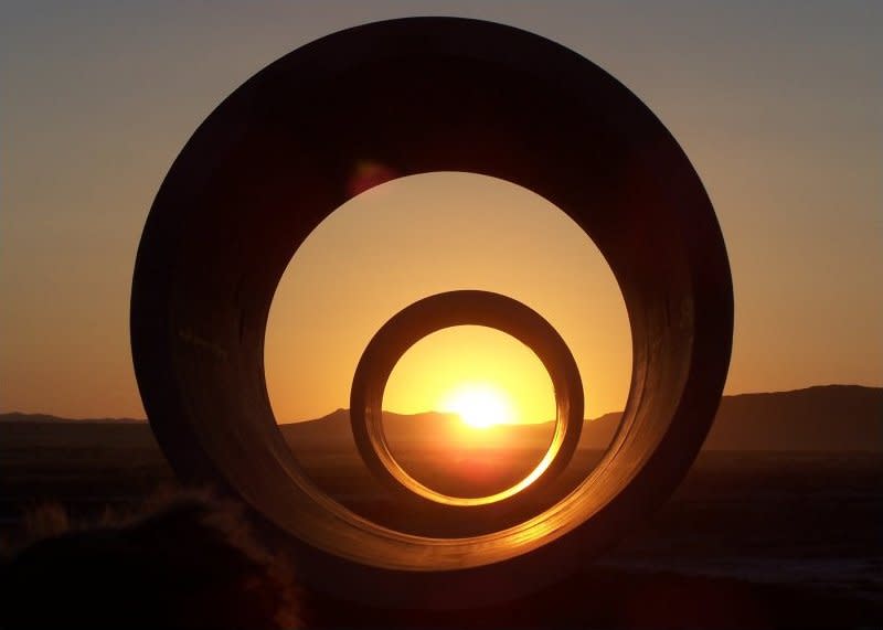 "Sun Tunnels," the land art piece by Nancy Holt located in Wendover, has been purchased by the Dia Art Foundation.