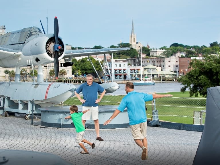 Family fun on the Battleship NORTH CAROLINA