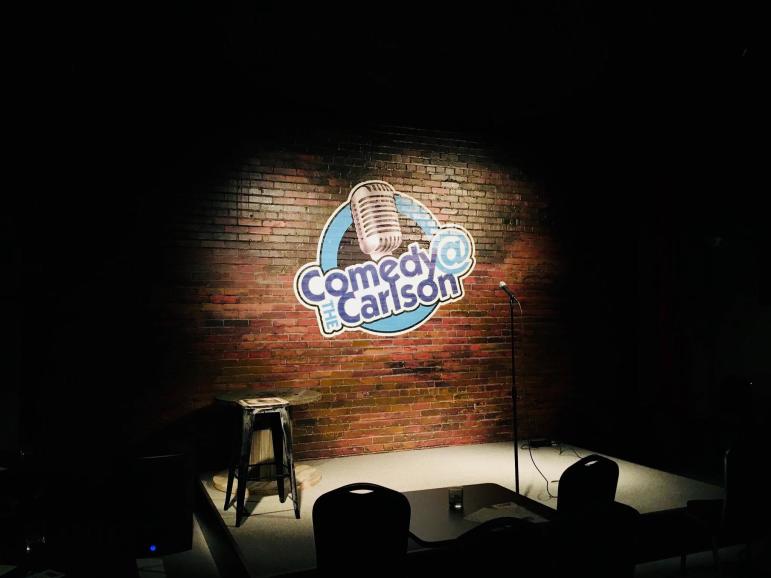 Stage at Comedy at the Carlson