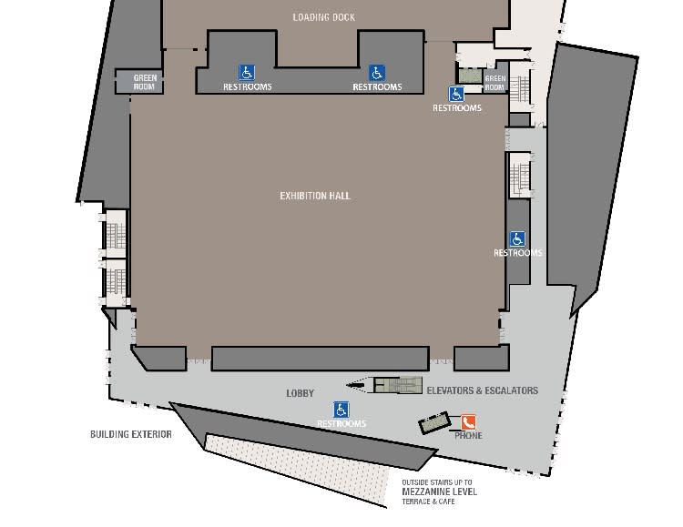 ADA Exhibit Hall Floor Plan