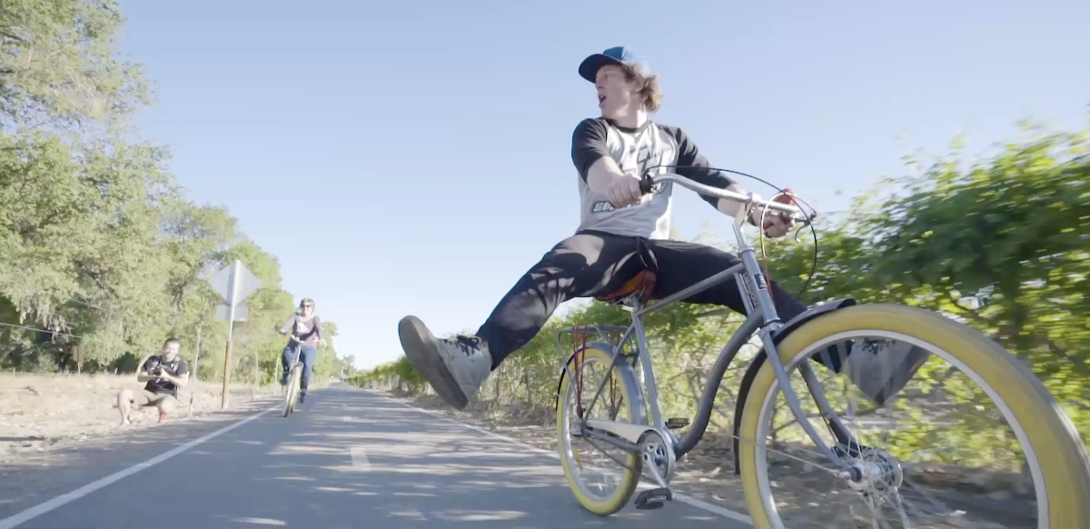 Biking in Bosque DRT