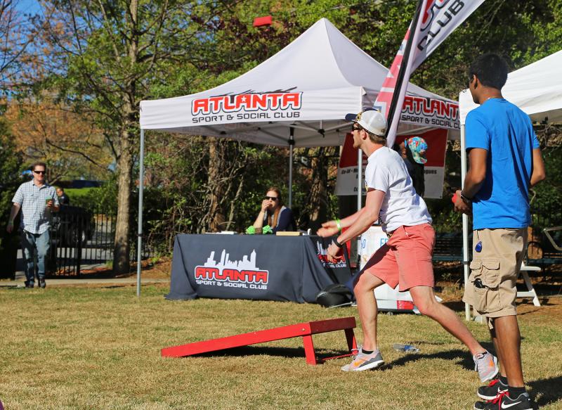 Man Cave Booth at Sandy Springs Festival