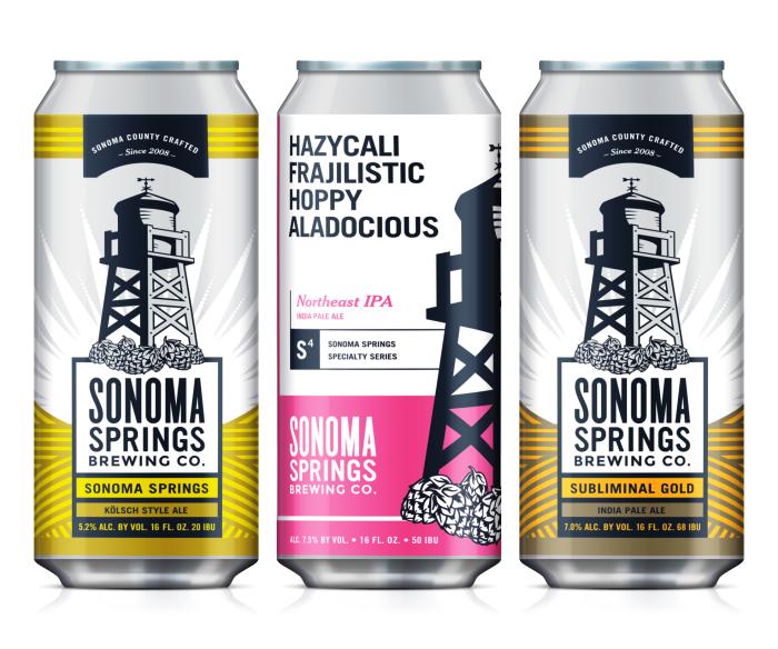 Sonoma Springs Cans