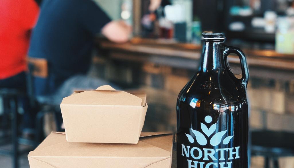 Beer and takeout