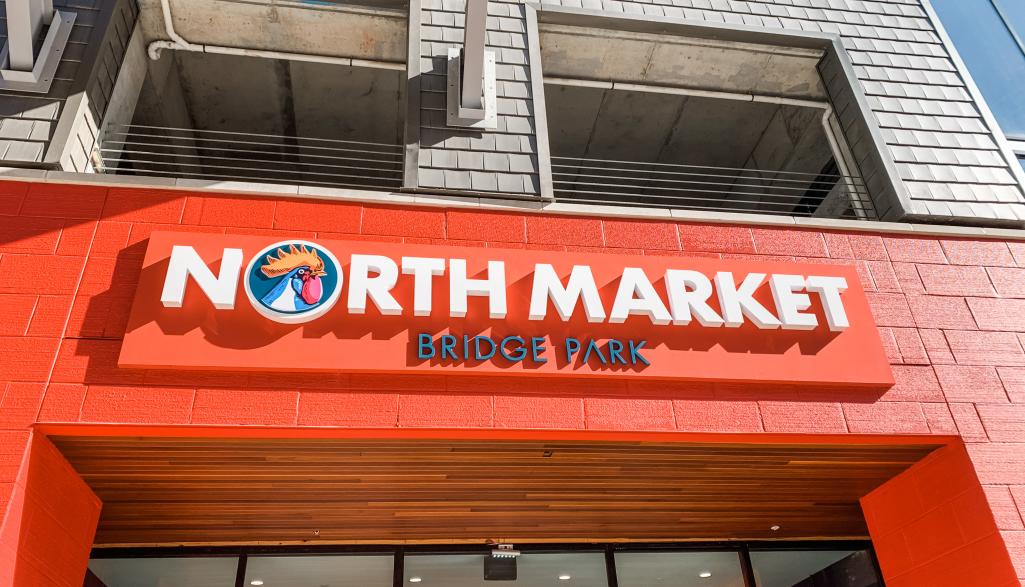 North Market Exterior Sign