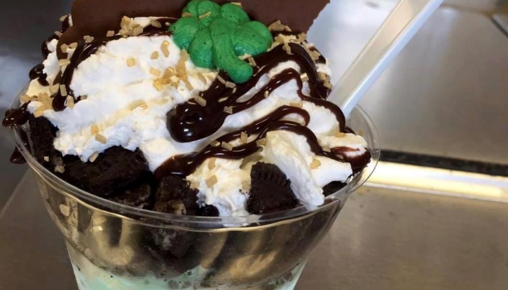 Johnson's Ice Cream Irish Approved Sundae