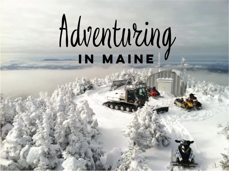 Adventuring in Maine Snowmobiling