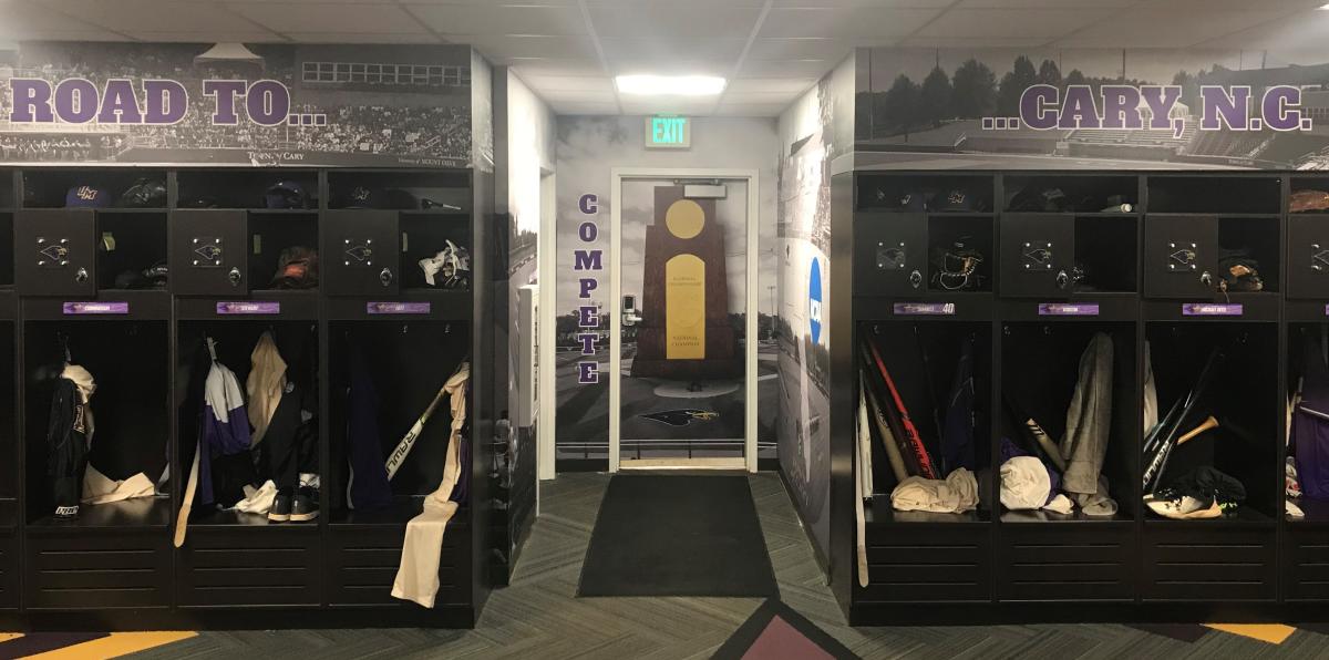 University of Montevallo Baseball Locker Room