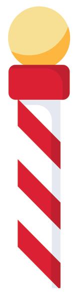 Holiday Pole Clipart
