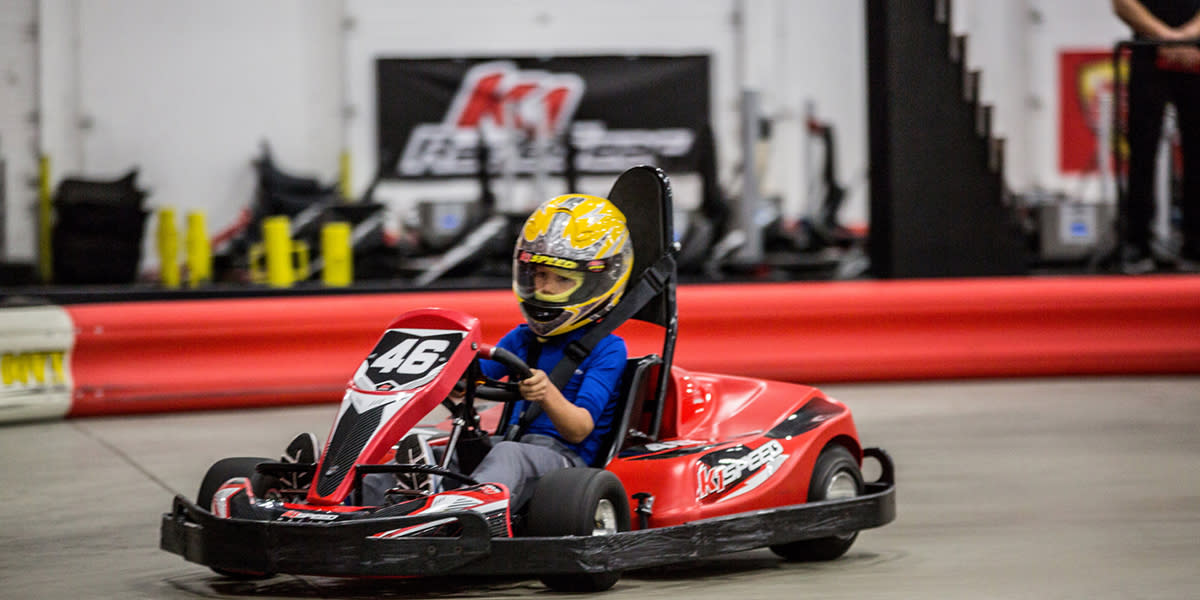Kid In A Go-kart At K1 Speed In Hamilton County, IN