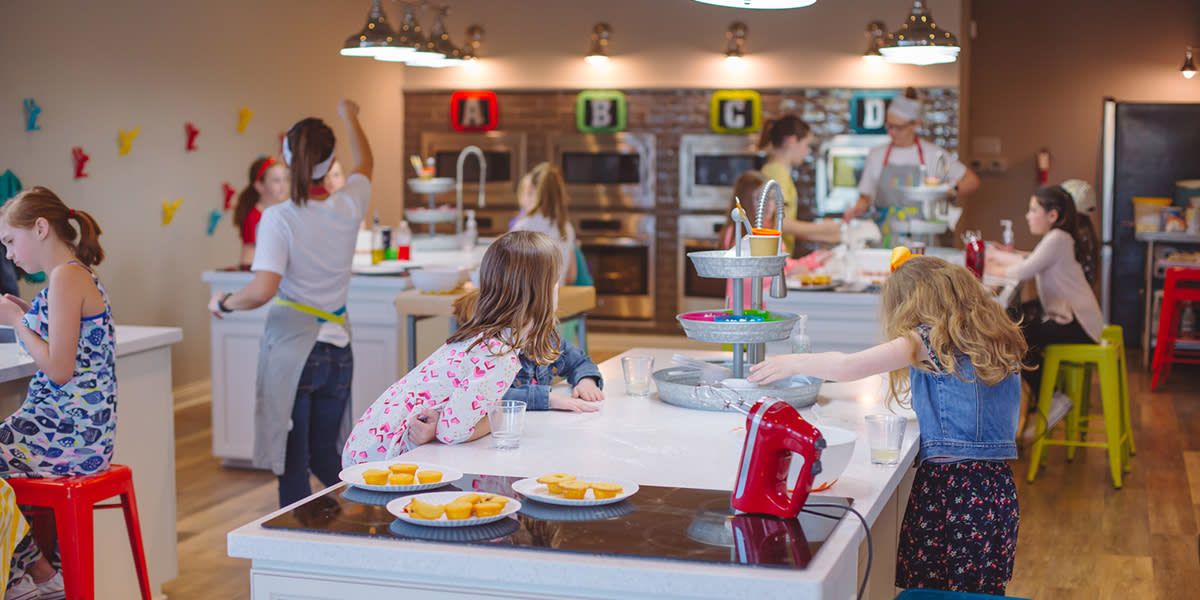 Children At The Sprouts Cooking School In Hamilton County, IN