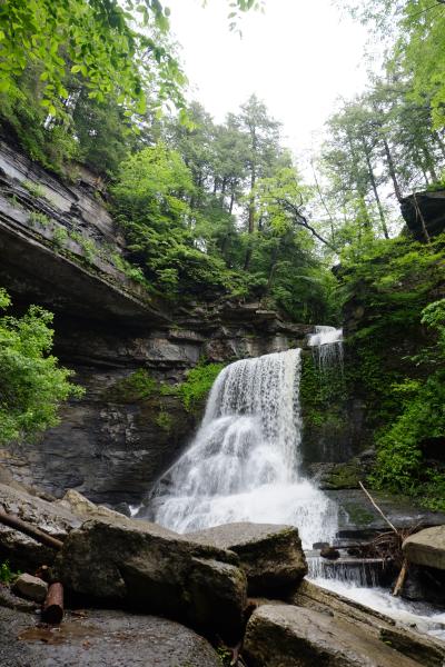 Waterfall at Fillmore Glen State Park in New York State