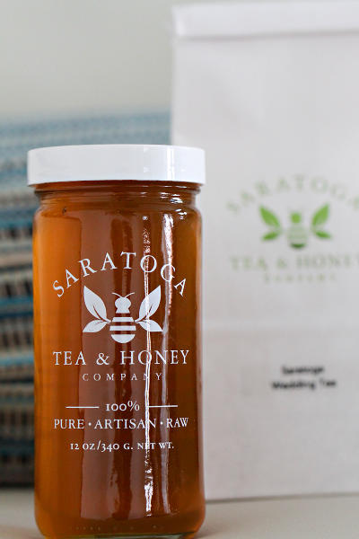 Shot of Saratoga Tea & Honey jar