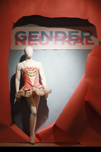 Mannequin at National Dance Museum's Gender Neutral exhibit