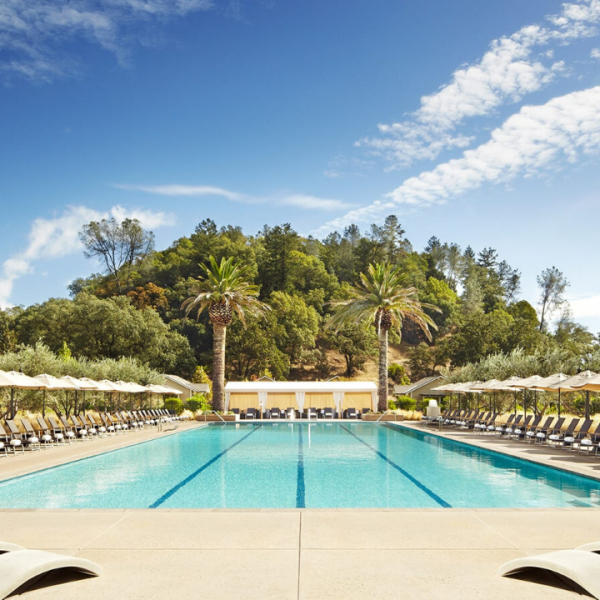 Solage Calistoga pool