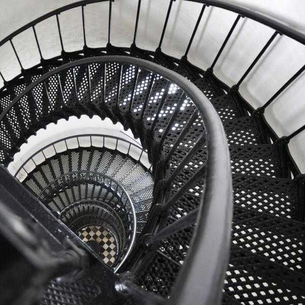 bodie lighthouse - stairs