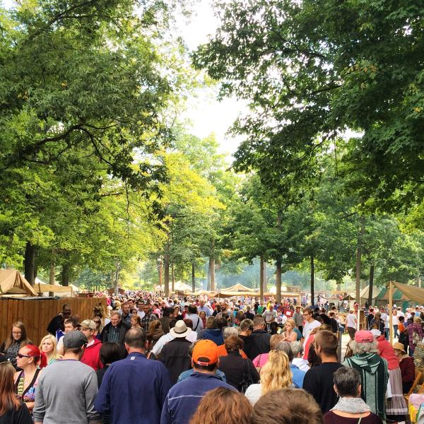 Johnny Appleseed Festival - Crowd of Festival Goers - Fort Wayne, Indiana