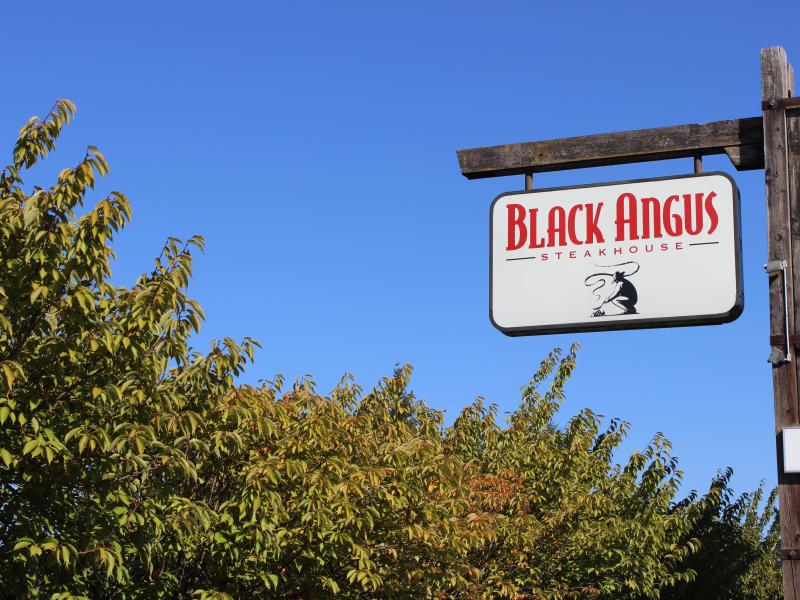 black angus sign