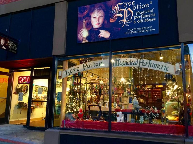 Love potion store front