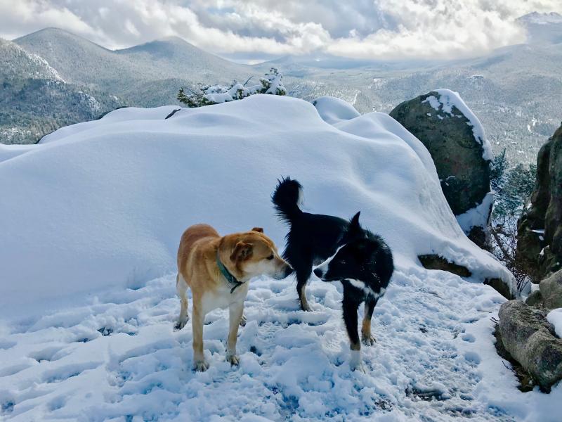 Zuko and Lindsay on Kruger Rock