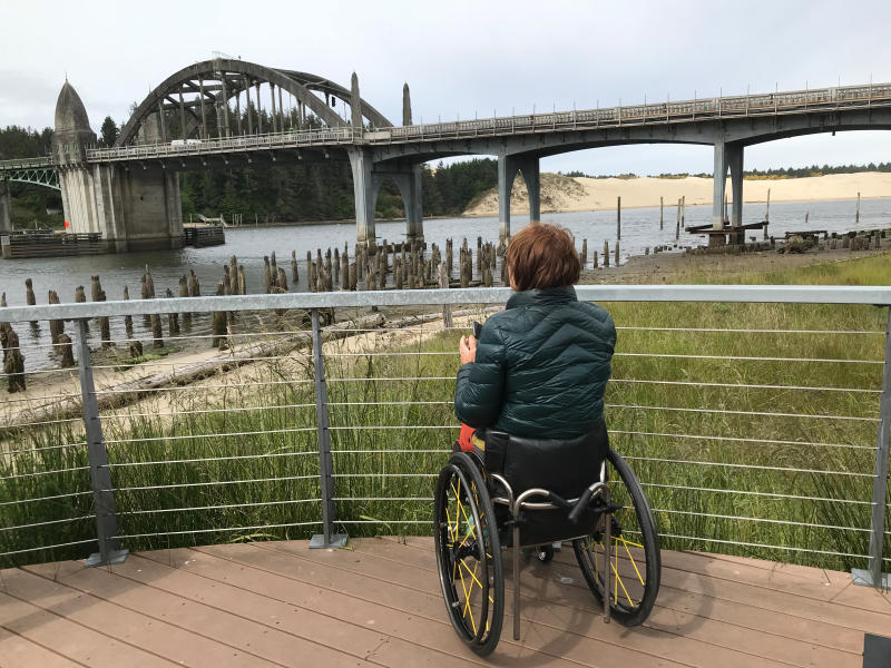 Viewing the Siuslaw Bridge by Meg Trendler Viewing the Siuslaw Bridge by Meg Trendler