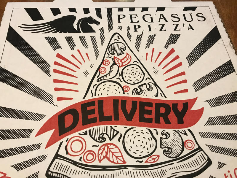 Pegasus Pizza Box by Taj Morgan