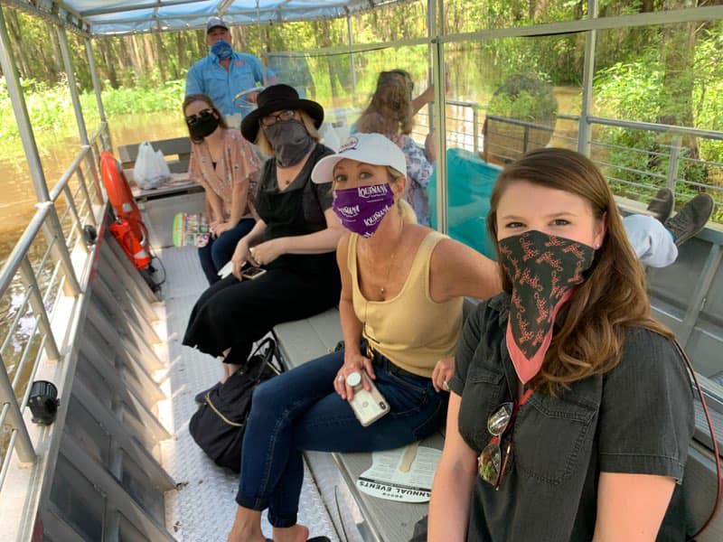 LTLA Class, Group Tour w/ Masks, Honey Island Swamp