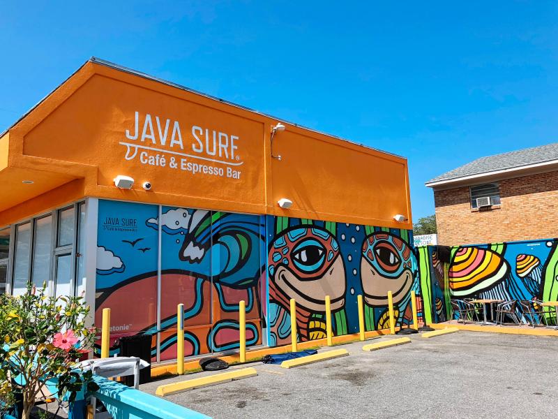 Onietonie Java Surf Mural at ViBe District