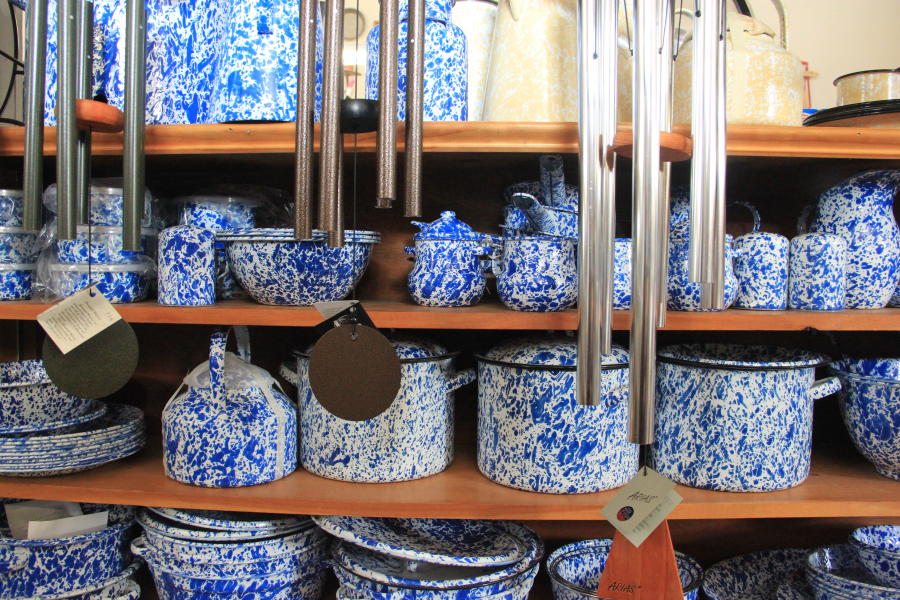 Washburn's General Store Iconic Blue Dishware