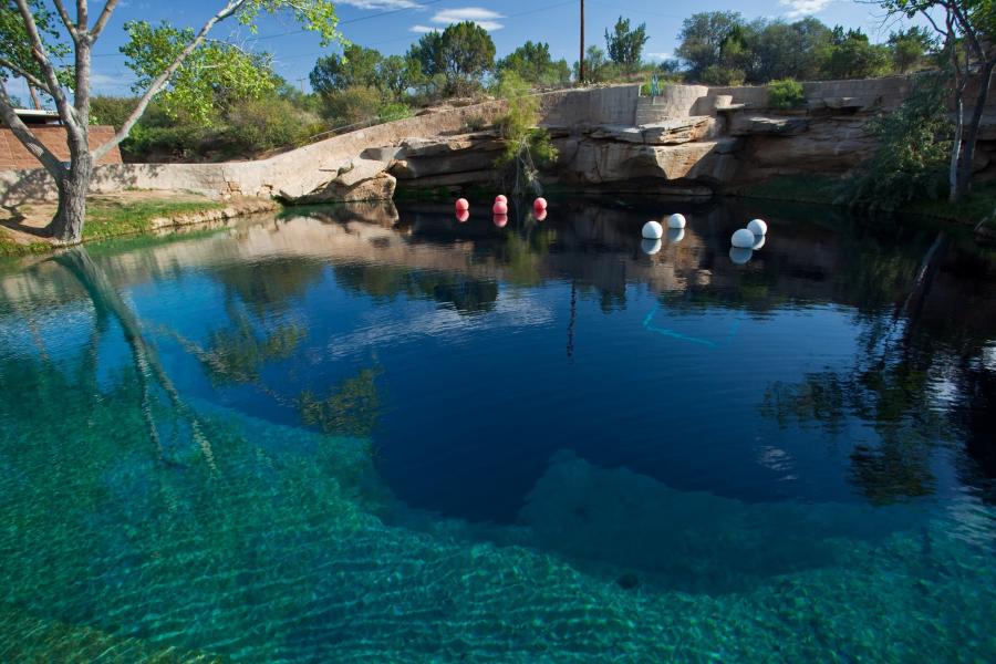 Blue Hole in Santa Rosa