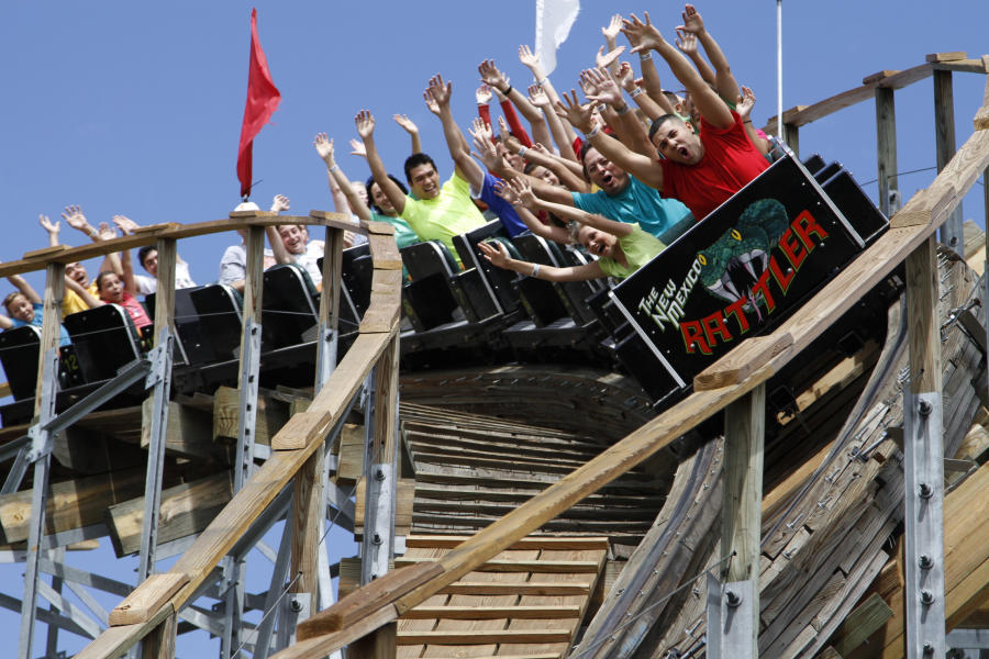 Cliff's Amusement Park Rattler Roller Coaster