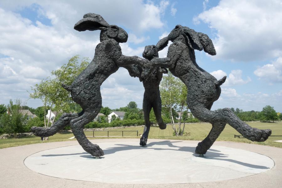 Ballantrae Dancing Hares