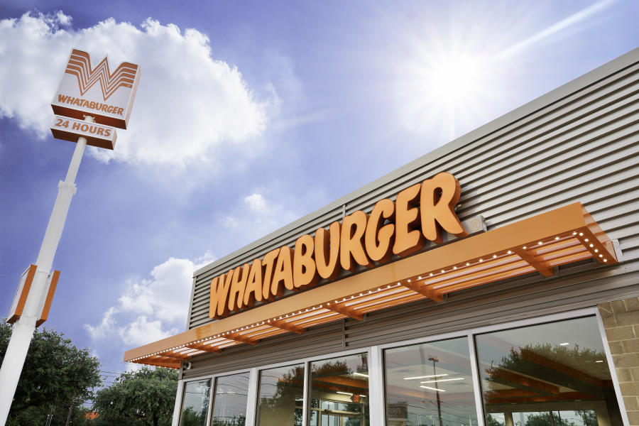 This Huntsville Whataburger shows off the chain's sleek new updated design.