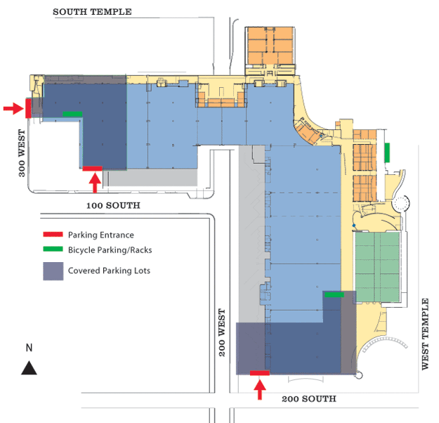 Salt Palace Convention Center Parking Information